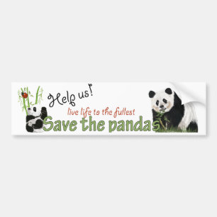 Adesivo Para Carro autocolante no vidro traseiro das pandas
