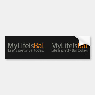 Adesivo Para Carro autocolante no vidro traseiro de 2x MyLifeIsBal