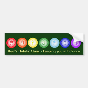 Adesivo Para Carro Autocolante no vidro traseiro de 7 Chakras