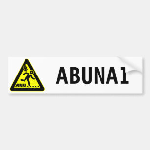 Adesivo Para Carro Autocolante no vidro traseiro de Abunai
