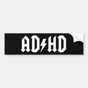 Adesivo Para Carro Autocolante no vidro traseiro de AD/HD/etiqueta do