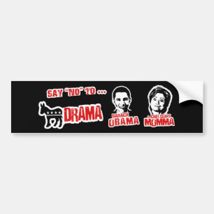 Adesivo Para Carro Autocolante no vidro traseiro de Anti-Hillary