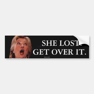 Adesivo Para Carro Autocolante no vidro traseiro de Anti-Hillary