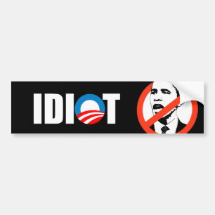 Adesivo Para Carro Autocolante no vidro traseiro de Anti-Obama -