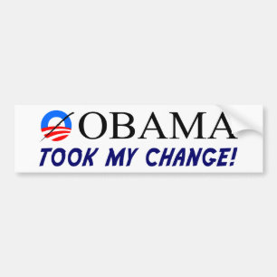 Adesivo Para Carro Autocolante no vidro traseiro de Anti-Obama