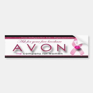 Adesivo Para Carro Autocolante no vidro traseiro de AVON