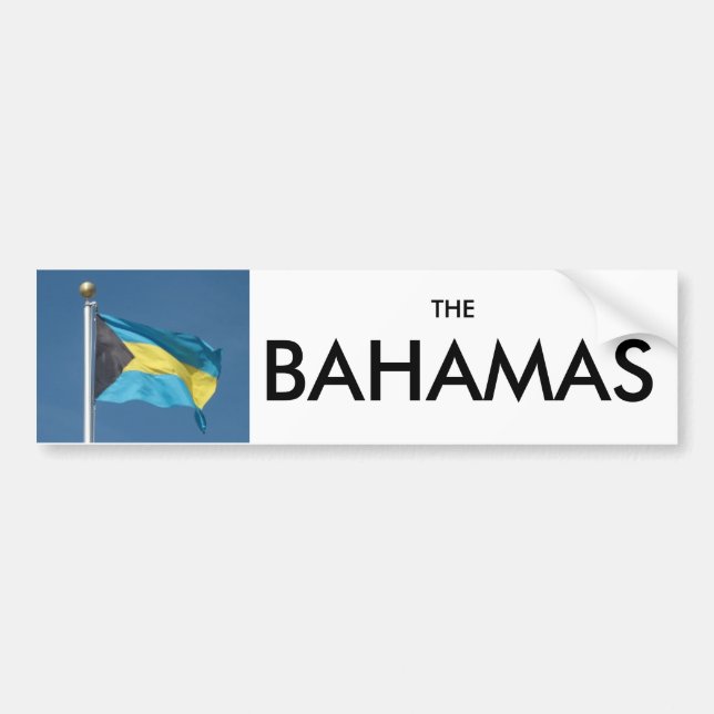 Adesivo Para Carro Autocolante no vidro traseiro de Bahamas (Frente)