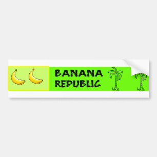 Adesivo Para Carro Autocolante no vidro traseiro de Banana Republic