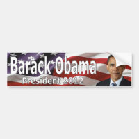 Autocolante no vidro traseiro de Barack Obama
