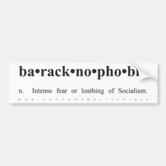 Adesivo Para Carro Autocolante no vidro traseiro de Baracknophobia
