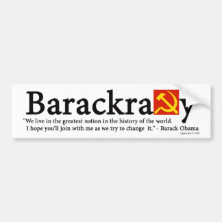 Adesivo Para Carro Autocolante no vidro traseiro de Barackracy