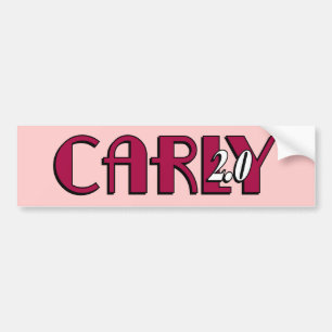 Adesivo Para Carro Autocolante no vidro traseiro de Carly 2,0
