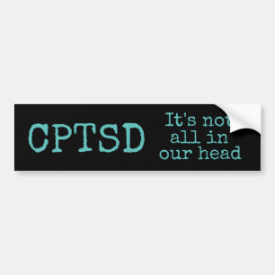 Adesivo Para Carro Autocolante no vidro traseiro de CPTSD