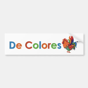 Adesivo Para Carro Autocolante no vidro traseiro de De Colores Galo