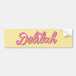 Adesivo Para Carro Autocolante no vidro traseiro de Delilah