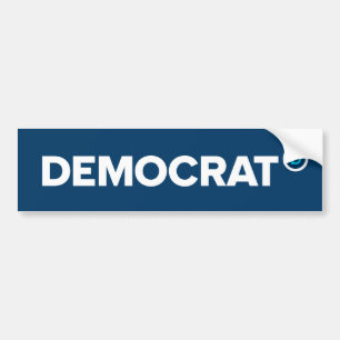 Adesivo Para Carro Autocolante no vidro traseiro de Democrata