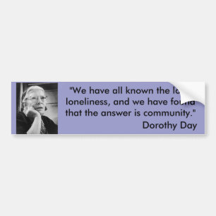 Adesivo Para Carro Autocolante no vidro traseiro de Dorothy Day