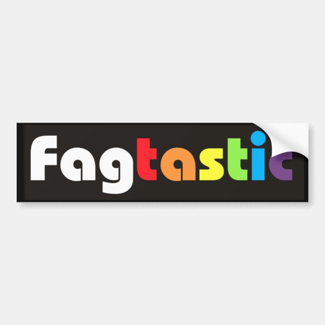 Adesivo Para Carro Autocolante no vidro traseiro de Fagtastic (Frente)