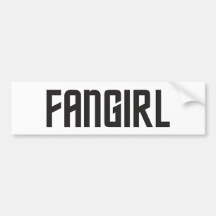 Adesivo Para Carro Autocolante no vidro traseiro de Fangirl