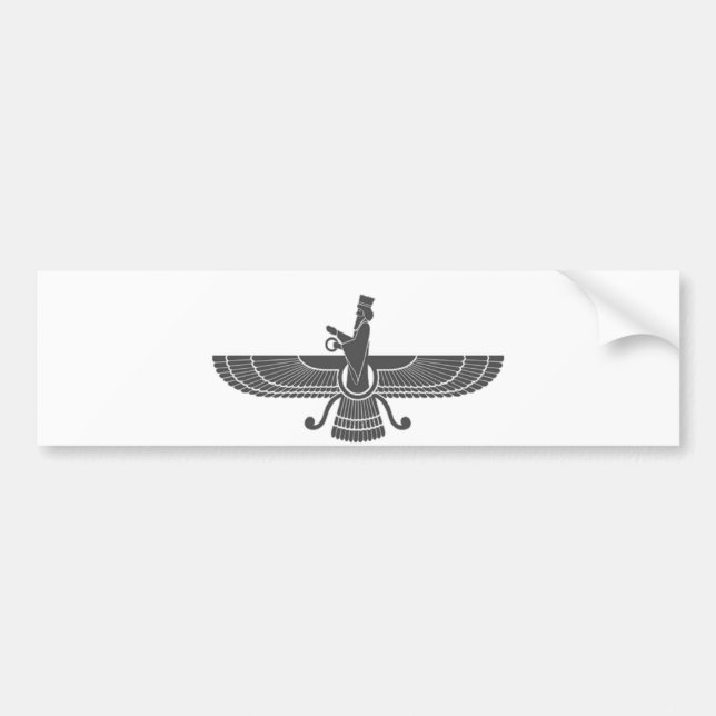 Adesivo Para Carro Autocolante no vidro traseiro de Farvahar (Frente)