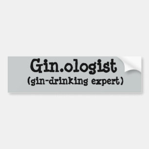 Adesivo Para Carro Autocolante no vidro traseiro de Gin.ologist