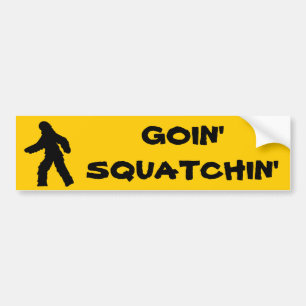 Adesivo Para Carro Autocolante no vidro traseiro de Goin Squatchin