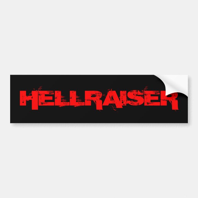 Adesivo Para Carro Autocolante no vidro traseiro de HELLRAISER (Frente)