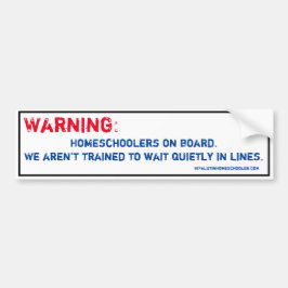 Adesivo Para Carro Autocolante no vidro traseiro de Homeschool -
