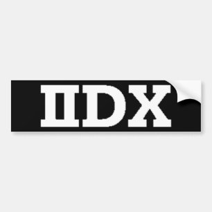 Adesivo Para Carro Autocolante no vidro traseiro de IIDX