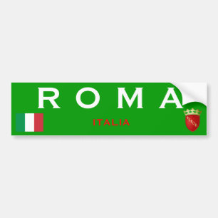 Adesivo Para Carro Autocolante no vidro traseiro de Italia - de Roma