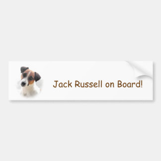 Adesivo Para Carro Autocolante no vidro traseiro de Jack Russell