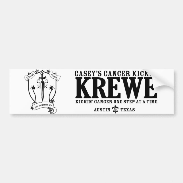 Adesivo Para Carro Autocolante no vidro traseiro de Krewe (Frente)