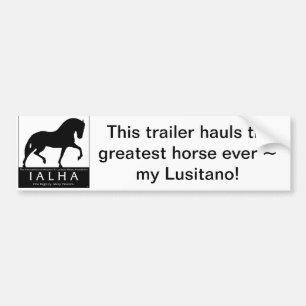 Adesivo Para Carro Autocolante no vidro traseiro de Lusitano