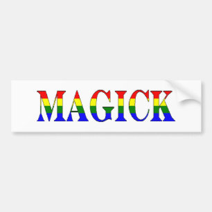 Adesivo Para Carro Autocolante no vidro traseiro de Magick