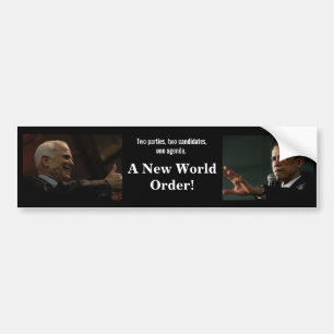 Adesivo Para Carro Autocolante no vidro traseiro de Mccain Obama
