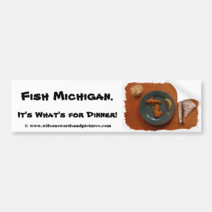 Adesivo Para Carro Autocolante no vidro traseiro de Michigan