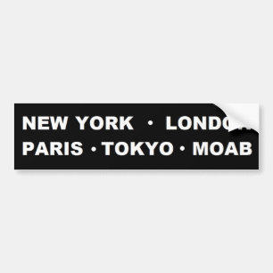 Adesivo Para Carro Autocolante no vidro traseiro de Moab
