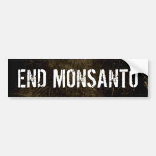 Adesivo Para Carro Autocolante no vidro traseiro de Monsanto do fim