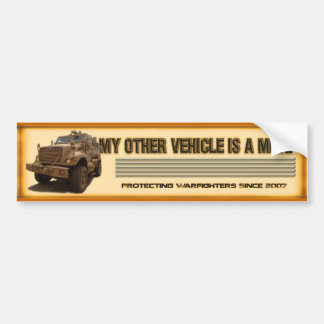 Adesivo Para Carro Autocolante no vidro traseiro de MRAP MaxxPro