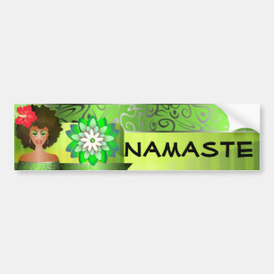 Adesivo Para Carro Autocolante no vidro traseiro de Namaste