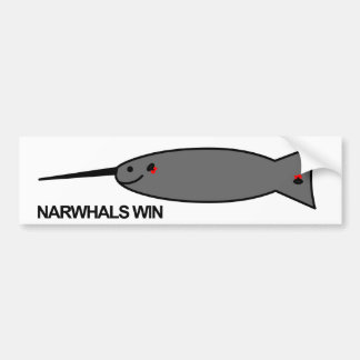 Adesivo Para Carro Autocolante no vidro traseiro de Narwhal