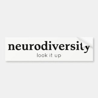 Adesivo Para Carro Autocolante no vidro traseiro de Neurodiversity