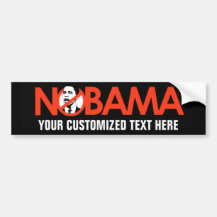 ADESIVO PARA CARRO AUTOCOLANTE NO VIDRO TRASEIRO DE NOBAMA