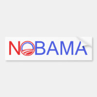 Autocolante no vidro traseiro de Nobama