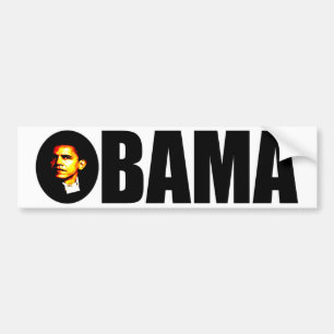 Adesivo Para Carro Autocolante no vidro traseiro de Obama