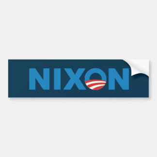 Adesivo Para Carro Autocolante no vidro traseiro de Obama Nixon