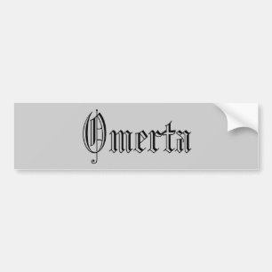 Adesivo Para Carro Autocolante no vidro traseiro de Omerta