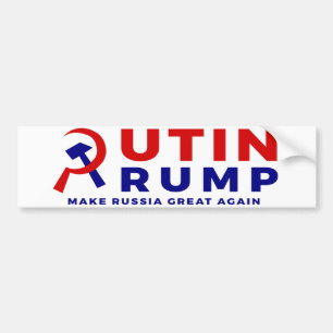 Adesivo Para Carro Autocolante no vidro traseiro de Putin/trunfo