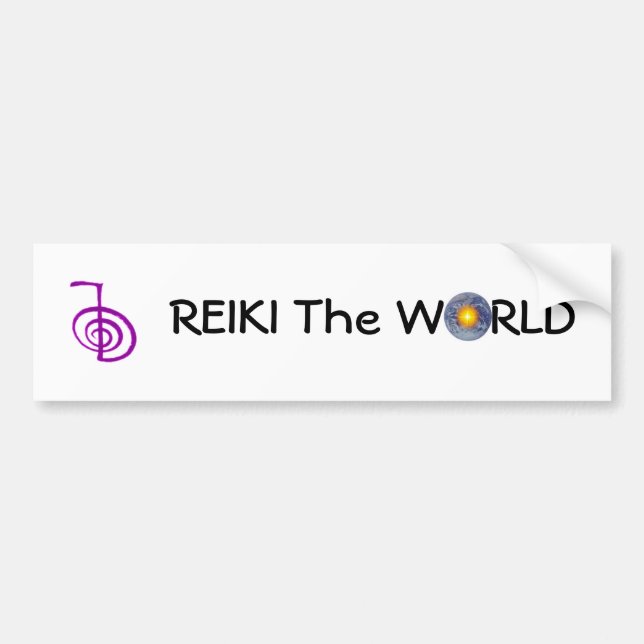 Adesivo Para Carro Autocolante no vidro traseiro de REIKI (Frente)