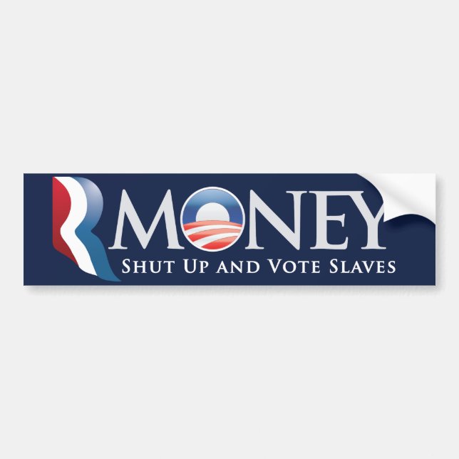 Adesivo Para Carro Autocolante no vidro traseiro de RMoney Romney (Frente)